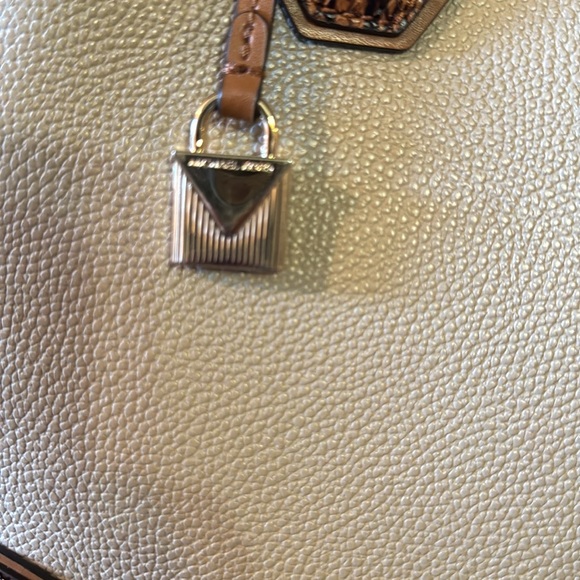 Michael Kors Satchel - Medium. Tan and brown. - Picture 3 of 9